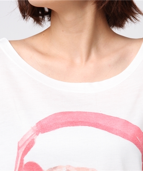 rovtski(ロフトスキー)の「rovtski AラインTシャツ半袖/5L17042608(Tシャツ/カットソー・レディース・ホワイト系その他2/ホワイト系その他/ホワイト系その他3・FREE)」の11枚目の写真