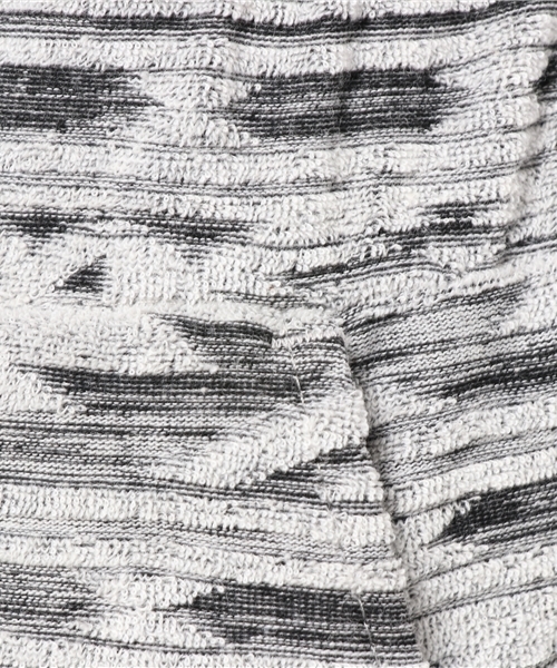 VENCEEXCHANGE（ヴァンスエクスチェンジ）の「オルテガパイルジャガードショートパンツ             （その他パンツ・メンズ・ネイビー/アッシュグレー・LARGE/MEDIUM）」の3枚目の写真