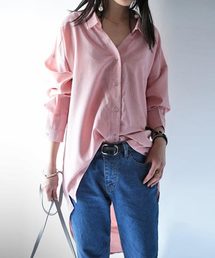 antiqua | デザインバックドレープシャツ(シャツ/ブラウス)