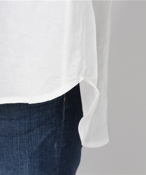 LBC（エルビーシー）の「60ローンビッグブラウス             （シャツ/ブラウス・レディース・ホワイト/ダークグリーン・MEDIUM/LARGE）」の8枚目の写真