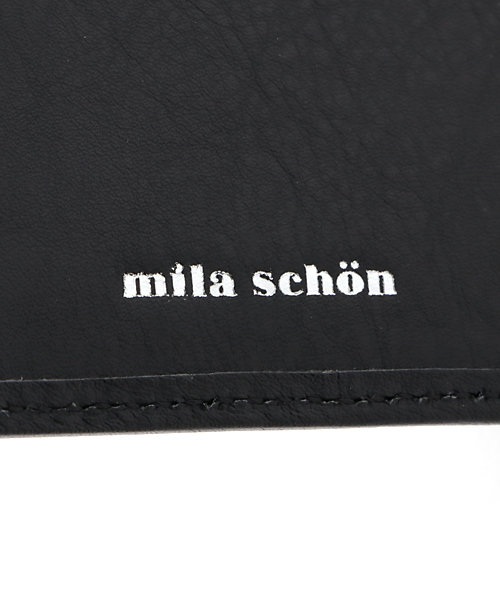 mila schon（ミラ・ショーン）CALF LEATHER 二つ折り財布（財布