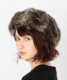 Another Edition | フェイクファーベレー帽(ハンチング/ベレー帽)