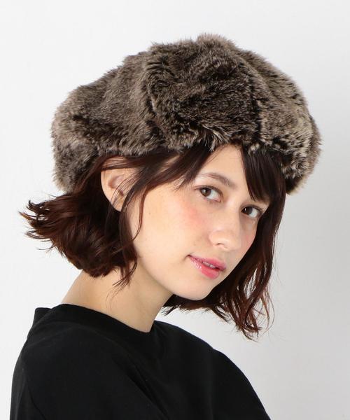 Another Edition（アナザーエディション）の「フェイクファーベレー帽（ハンチング/ベレー帽・レディース・その他1/その他2・FREE）」の8枚目の写真