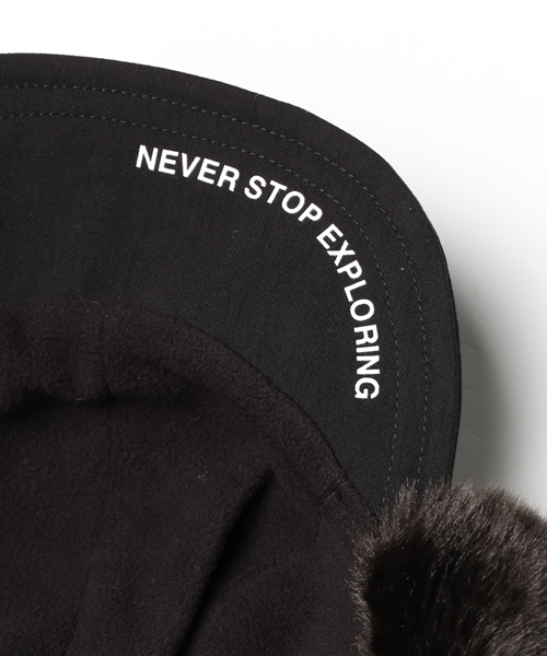 THE NORTH FACE（ザノースフェイス）の「ザ・ノース・フェイス　防寒キャップ / フロンティアキャップ（キャップ・メンズ・ブラック/グリーン系その他/ブラック系その他・MEDIUM/LARGE）」の7枚目の写真