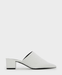 ポインテッドトゥスリッポン / POINTED TOE SLIP-ONS