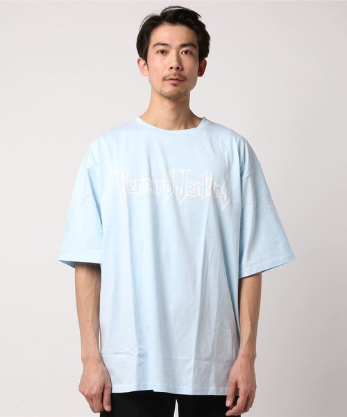 COLLARS（カラーズ）の「【Bernard Jenkins/ バーナードジェンキンス】ビッグシルエットTシャツ ロゴプリント（Tシャツ/カットソー・メンズ・ブラック/レッド/サックスブルー/杢グレー/ホワイト・L/M/XL）」の11枚目の写真