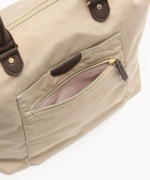 Afternoon Tea(アフタヌーンティー)の「はっ水ナイロンツイルトートバッグ(トートバッグ・レディース・ベージュ・ONE SIZE)」の8枚目の写真