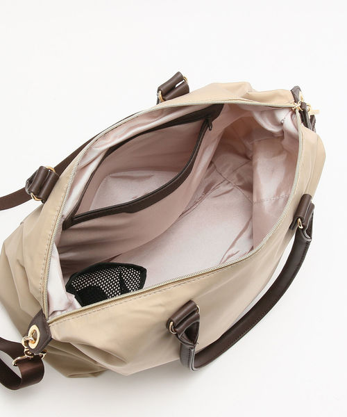 Afternoon Tea(アフタヌーンティー)の「はっ水ナイロンツイルトートバッグ(トートバッグ・レディース・ベージュ・ONE SIZE)」の13枚目の写真