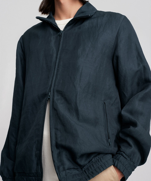 Saturdays NYC(サタデーズ ニューヨークシティ )の「Everett Track Jacket(ブルゾン・メンズ・ベージュ/ネイビー・L/M/S/X-SMALL/X-LARGE)」の8枚目の写真