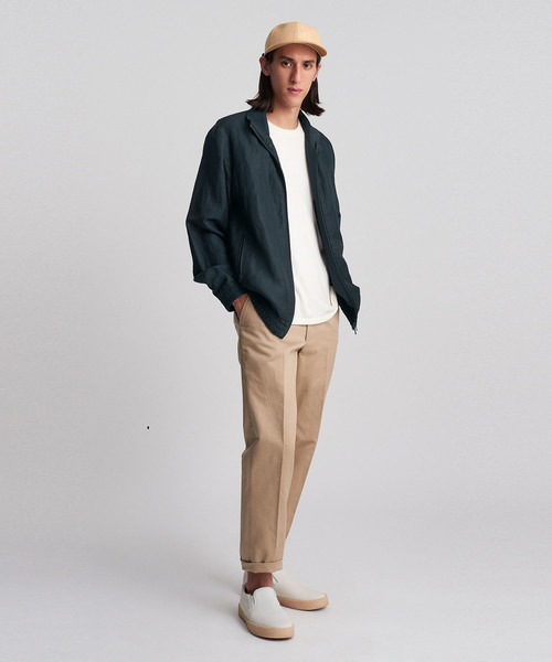 Saturdays NYC(サタデーズ ニューヨークシティ )の「Everett Track Jacket(ブルゾン・メンズ・ベージュ/ネイビー・L/M/S/X-SMALL/X-LARGE)」の11枚目の写真