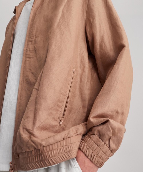 Saturdays NYC(サタデーズ ニューヨークシティ )の「Everett Track Jacket(ブルゾン・メンズ・ベージュ/ネイビー・L/M/S/X-SMALL/X-LARGE)」の3枚目の写真