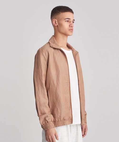Saturdays NYC(サタデーズ ニューヨークシティ )の「Everett Track Jacket(ブルゾン・メンズ・ベージュ/ネイビー・L/M/S/X-SMALL/X-LARGE)」の4枚目の写真