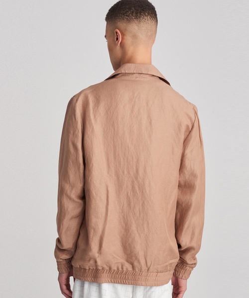 Saturdays NYC(サタデーズ ニューヨークシティ )の「Everett Track Jacket(ブルゾン・メンズ・ベージュ/ネイビー・L/M/S/X-SMALL/X-LARGE)」の5枚目の写真