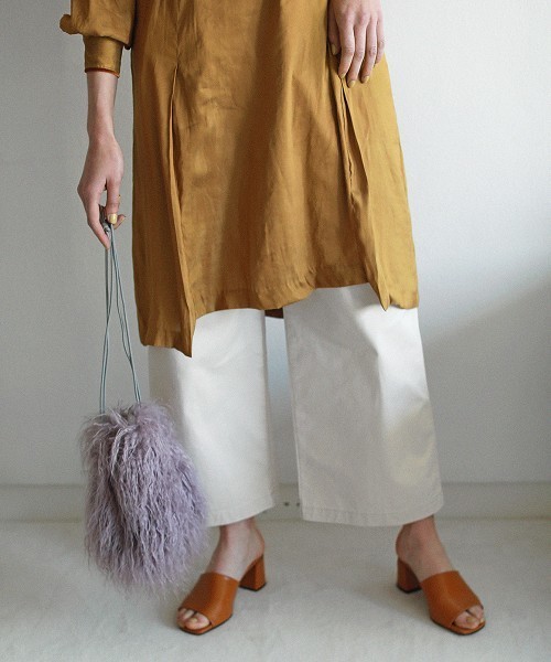 TODAYFUL（トゥデイフル）の「スクエアーオープントゥーサンダル（サンダル・レディース・カーキ/キナリ/キャメル・36inch/38inch/37inch）」の12枚目の写真