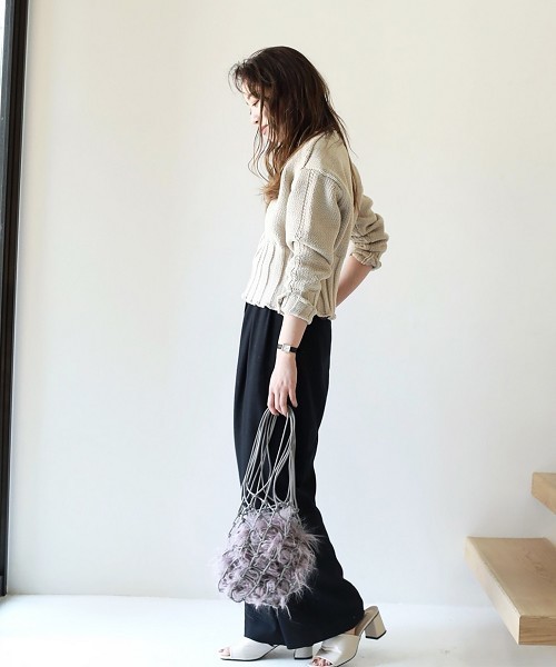 TODAYFUL（トゥデイフル）の「スクエアーオープントゥーサンダル（サンダル・レディース・カーキ/キナリ/キャメル・36inch/38inch/37inch）」の5枚目の写真