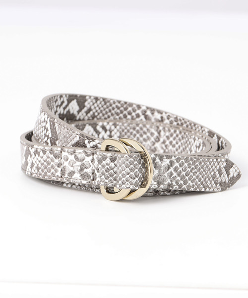 STUDIOUS（ステュディオス）の「【STUDIOUS】ダブルソフトDカンベルト（ベルト・レディース・ブラック/ベージュ/マルチ/パープル/ピンク/ブラウン/オリーブ/バーガンディー・FREE）」の8枚目の写真