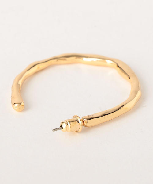 BEAUTY&YOUTH UNITED ARROWS（ビューティーアンドユースユナイテッドアローズ）の「BY メタルタタキC ピアス о（ピアス（両耳用）・レディース・シルバー/ゴールド・FREE）」の5枚目の写真