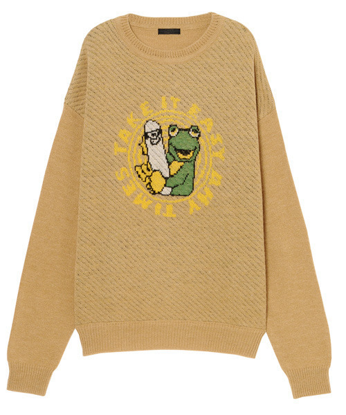 Candy Stripper（キャンディストリッパー）の「TAKE IT EASY ニット（ニット/セーター・レディース・ブラック/ネイビー/グリーン/ベージュ・2）」の2枚目の写真