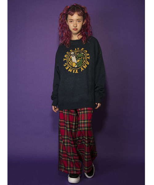 Candy Stripper（キャンディストリッパー）の「TAKE IT EASY ニット（ニット/セーター・レディース・ブラック/ネイビー/グリーン/ベージュ・2）」の15枚目の写真