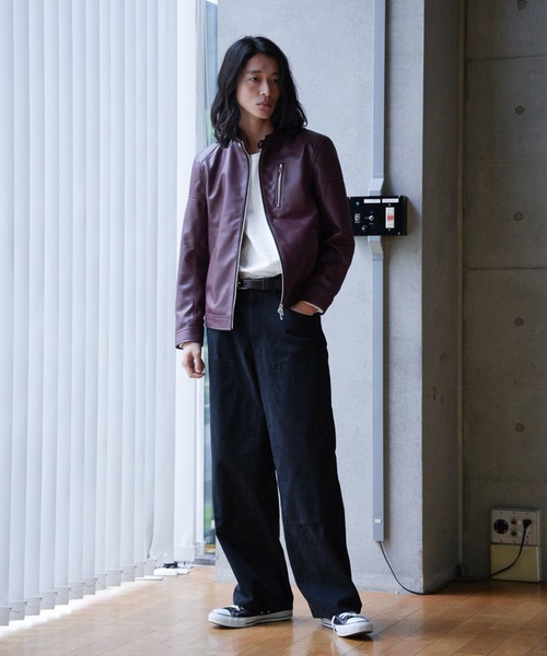 セール】SHEEP LEATHER/シープレザー シングルライダース