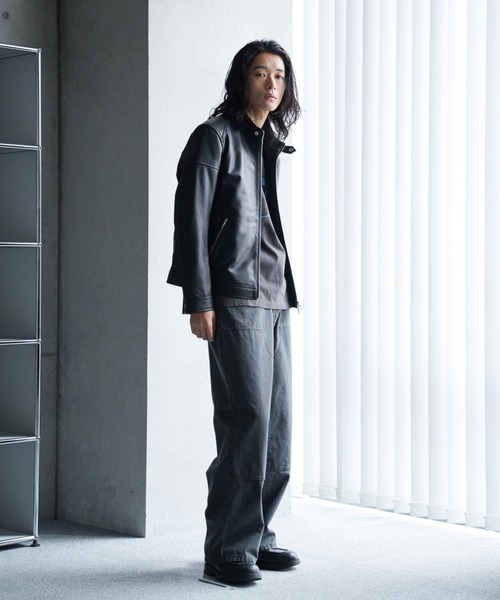 セール】SHEEP LEATHER/シープレザー シングルライダース
