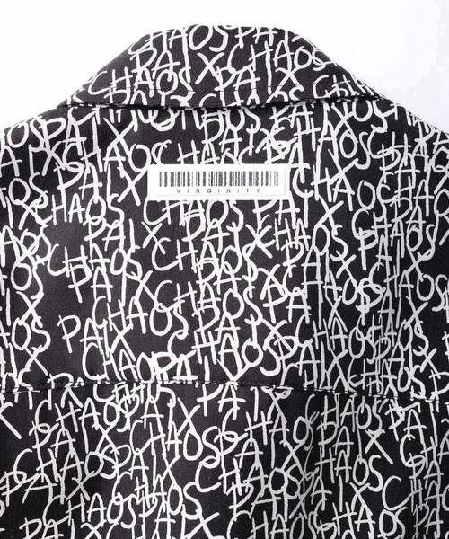 SHAREEF（シャリーフ）の「LETTERING PATTERN L/S SHIRTS（シャツ/ブラウス・メンズ・オレンジ/ブラック/モカ・1/3/2）」の9枚目の写真