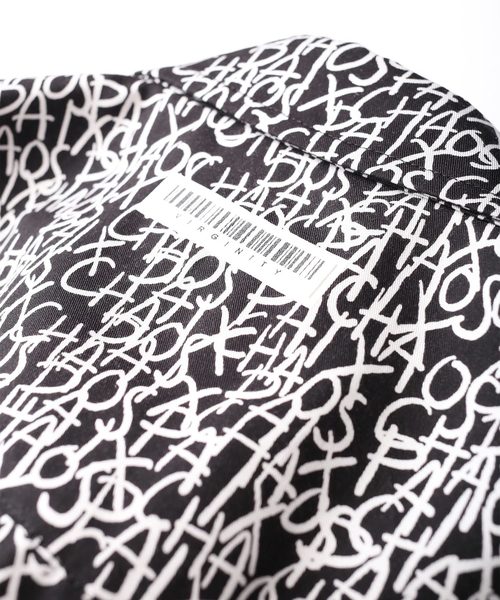 SHAREEF（シャリーフ）の「LETTERING PATTERN L/S SHIRTS（シャツ/ブラウス・メンズ・オレンジ/ブラック/モカ・1/3/2）」の11枚目の写真