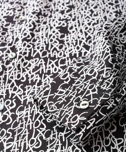 SHAREEF（シャリーフ）の「LETTERING PATTERN L/S SHIRTS（シャツ/ブラウス・メンズ・オレンジ/ブラック/モカ・1/3/2）」の13枚目の写真