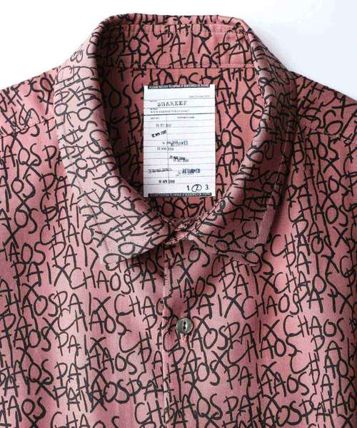 SHAREEF（シャリーフ）の「LETTERING PATTERN L/S SHIRTS（シャツ