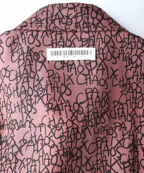 SHAREEF（シャリーフ）の「LETTERING PATTERN L/S SHIRTS（シャツ/ブラウス・メンズ・オレンジ/ブラック/モカ・1/3/2）」の19枚目の写真