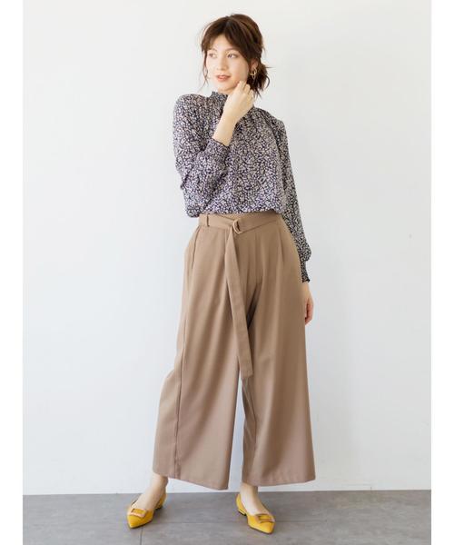 YECCA VECCA(イェッカヴェッカ)の「・小花プリントハイネックブラウス(シャツ/ブラウス・レディース・マルチ/ラベンダー・FREE)」の7枚目の写真