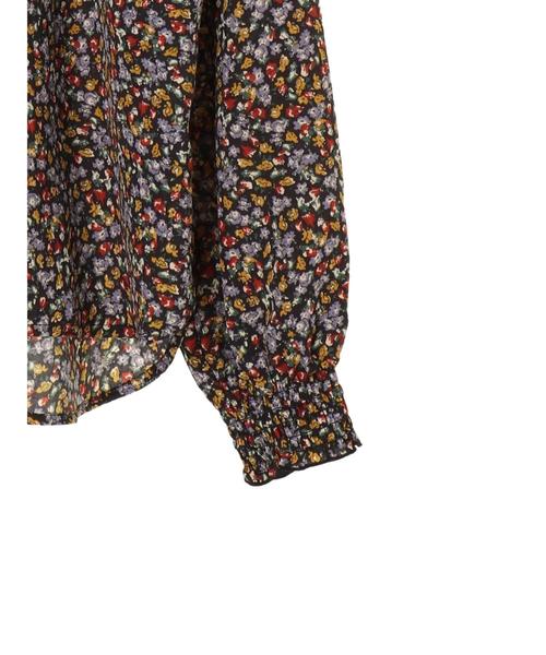 YECCA VECCA(イェッカヴェッカ)の「・小花プリントハイネックブラウス(シャツ/ブラウス・レディース・マルチ/ラベンダー・FREE)」の11枚目の写真