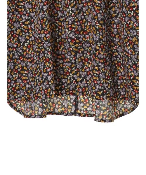 YECCA VECCA(イェッカヴェッカ)の「・小花プリントハイネックブラウス(シャツ/ブラウス・レディース・マルチ/ラベンダー・FREE)」の12枚目の写真