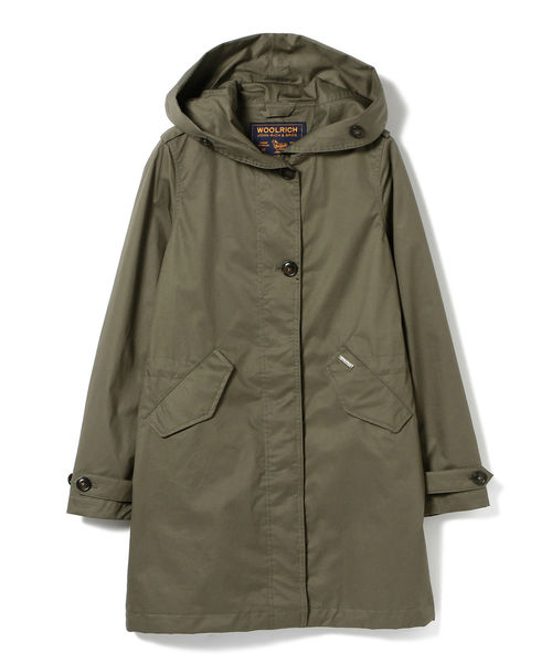 Demi-Luxe BEAMS(デミルクス ビームス)の「WOOLRICH / PRESCOTT PARKA フーデッドコート(その他アウター・レディース・ネイビー/グリーン系その他5・SMALL/X-SMALL)」の3枚目の写真