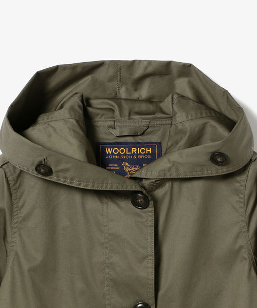 Demi-Luxe BEAMS(デミルクス ビームス)の「WOOLRICH / PRESCOTT PARKA フーデッドコート(その他アウター・レディース・ネイビー/グリーン系その他5・SMALL/X-SMALL)」の4枚目の写真
