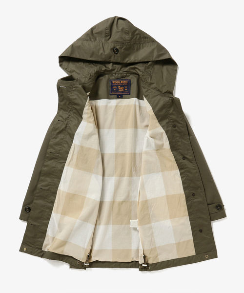 Demi-Luxe BEAMS(デミルクス ビームス)の「WOOLRICH / PRESCOTT PARKA フーデッドコート(その他アウター・レディース・ネイビー/グリーン系その他5・SMALL/X-SMALL)」の6枚目の写真