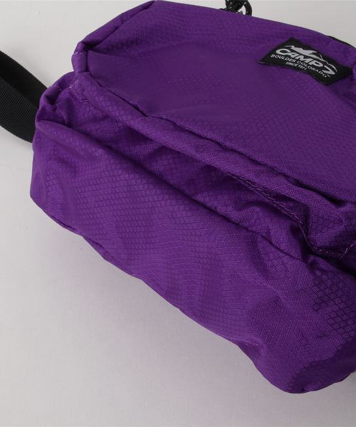 CAMP7(キャンプセブン)の「CAMP7 RIPSTOP SHOULDER BAG/キャンプセブン リップストップ ショルダーバッグ(ショルダーバッグ・メンズ・パープル/レッド/グリーン系その他/ブラック・FREE)」の6枚目の写真