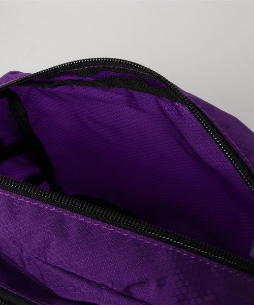CAMP7(キャンプセブン)の「CAMP7 RIPSTOP SHOULDER BAG/キャンプセブン リップストップ ショルダーバッグ(ショルダーバッグ・メンズ・パープル/レッド/グリーン系その他/ブラック・FREE)」の7枚目の写真