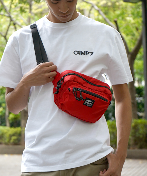 CAMP7(キャンプセブン)の「CAMP7 RIPSTOP SHOULDER BAG/キャンプセブン リップストップ ショルダーバッグ(ショルダーバッグ・メンズ・パープル/レッド/グリーン系その他/ブラック・FREE)」の1枚目の写真