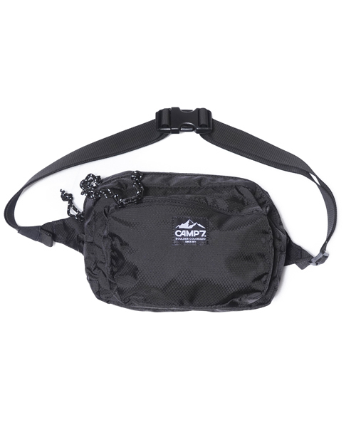 CAMP7(キャンプセブン)の「CAMP7 RIPSTOP SHOULDER BAG/キャンプセブン リップストップ ショルダーバッグ(ショルダーバッグ・メンズ・パープル/レッド/グリーン系その他/ブラック・FREE)」の2枚目の写真