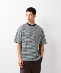 Steven Alan | ＜Steven Alan＞ LIGHT TRKY BORDER RINGER TEE/Tシャツ(Tシャツ/カットソー)