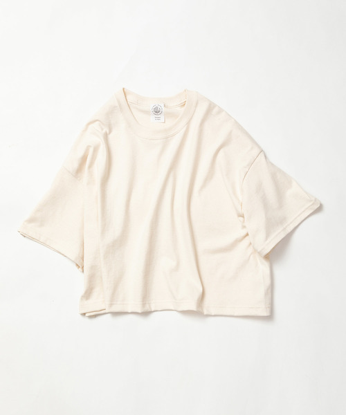 ROOPTOKYO（ループトウキョウ）の「made in standard ショートプルオーバーカットソー（Tシャツ/カットソー・レディース・ホワイト/ブラック/ベージュ/チャコール・FREE）」の22枚目の写真