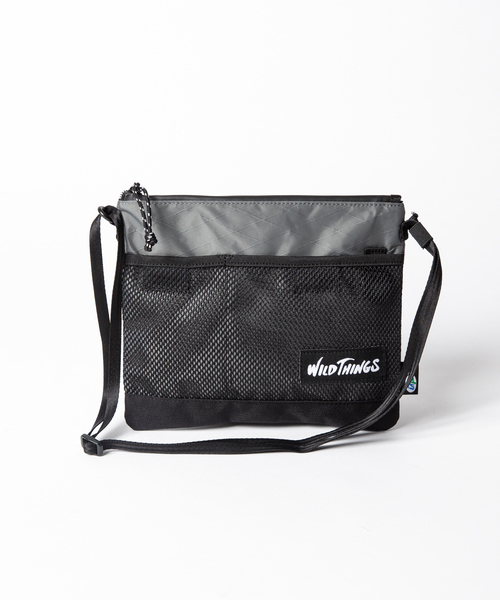 WILD THINGS(ワイルドシングス)の「【展開店舗限定】【WILDTHINGS】X-PAC NYLONサコッシュ(ショルダーバッグ・メンズ・ホワイト/ベージュ/グレー/パープル/ブラック/その他1/その他2・フリー)」の4枚目の写真