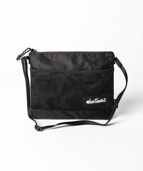 WILD THINGS(ワイルドシングス)の「【展開店舗限定】【WILDTHINGS】X-PAC NYLONサコッシュ(ショルダーバッグ・メンズ・ホワイト/ベージュ/グレー/パープル/ブラック/その他1/その他2・フリー)」の3枚目の写真