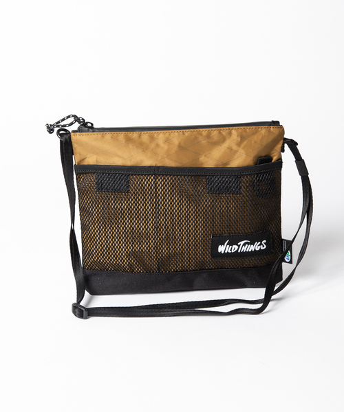 WILD THINGS(ワイルドシングス)の「【展開店舗限定】【WILDTHINGS】X-PAC NYLONサコッシュ(ショルダーバッグ・メンズ・ホワイト/ベージュ/グレー/パープル/ブラック/その他1/その他2・フリー)」の8枚目の写真