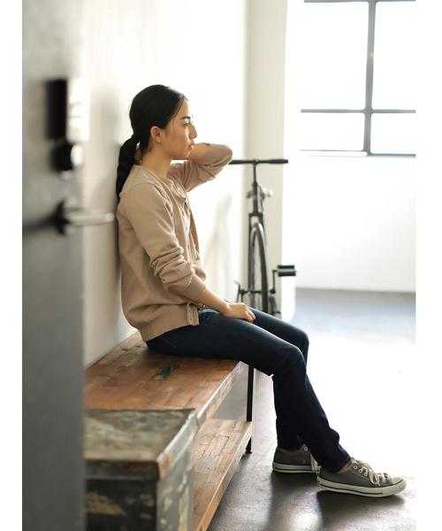 AMERICAN HOLIC（アメリカンホリック）の「スキニーフィットデニム ＊（デニムパンツ・レディース・インディゴブルー/ワンウォッシュ・LL/S/M/L/XS）」の6枚目の写真