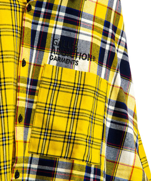 GALLIS ADDICTION（ガリスアディクション）の「GA・BIGクレイジーシャツ（シャツ/ブラウス・メンズ・ベージュ/イエロー・FREE）」の5枚目の写真