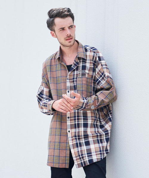 GALLIS ADDICTION（ガリスアディクション）の「GA・BIGクレイジーシャツ（シャツ/ブラウス・メンズ・ベージュ/イエロー・FREE）」の12枚目の写真