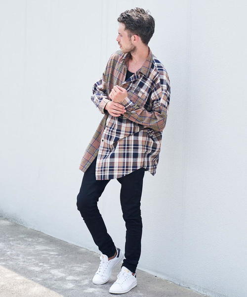 GALLIS ADDICTION（ガリスアディクション）の「GA・BIGクレイジーシャツ（シャツ/ブラウス・メンズ・ベージュ/イエロー・FREE）」の21枚目の写真