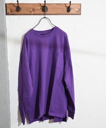 ポケット付きロングTシャツ